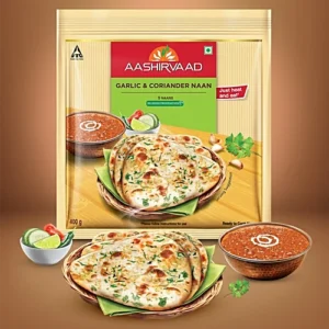 AASHIRVAAD GARLIC & CORIANDER NAAN 400G