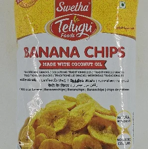 TELUGU FOODS BANANA CHIPS 100 GMS