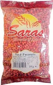 Saras Red Peanuts 1kg