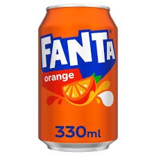 FANTA ORANGE CANS GB/ENG -  330ml