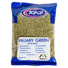 TOP-OP VALIARY GREEN (FENNEL SEEDS) 375g