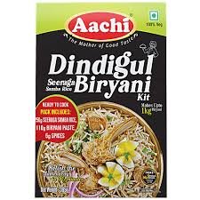 Aachi Dindigul Seeraga Sambi Rice Biryani kit 365gm
