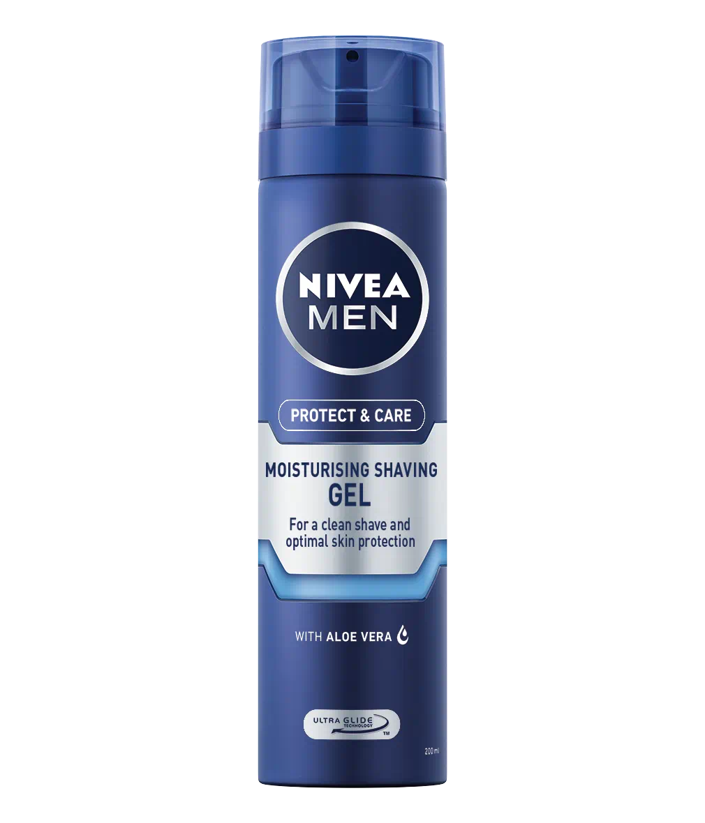 NIVEA MEN MOISTURISING SHAVING GEL WITH ALOEVERA 200ml