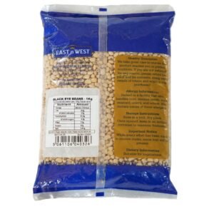 East and East Black Eye Beans (Lobia / Black‑Eyed Peas) – 1kg