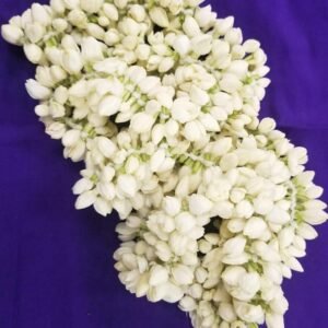Fresh Jasmine Or Mullai Flower 20-25cm length (Approx) – Fragrant Pooja Use