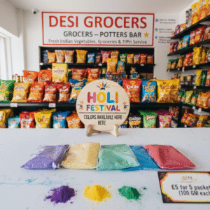 Holi Colors - 5 packets (100g each) for only £5
