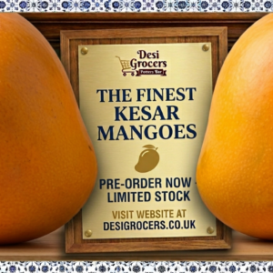 DESI Premium Jumbo AAA Quality KESAR Mangoes  Appx. 3.1 KG /11-12 PCs- PRE-ORDER NOW! Collection / Delivery